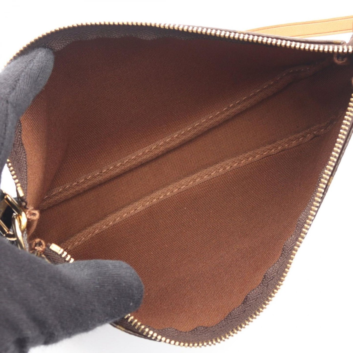 Louis Vuitton Handbag Pochette Soir Monogram Leather — view 3