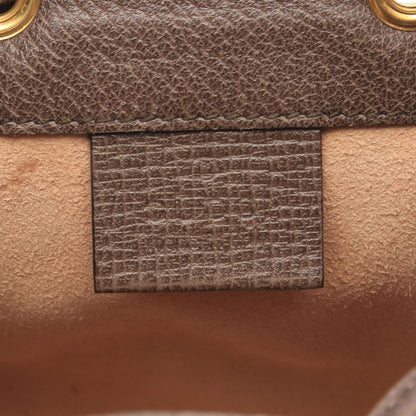 Gucci Shoulder Bag Ophidia Mini GG Supreme Beige Brown Green Canvas Leather — view 4