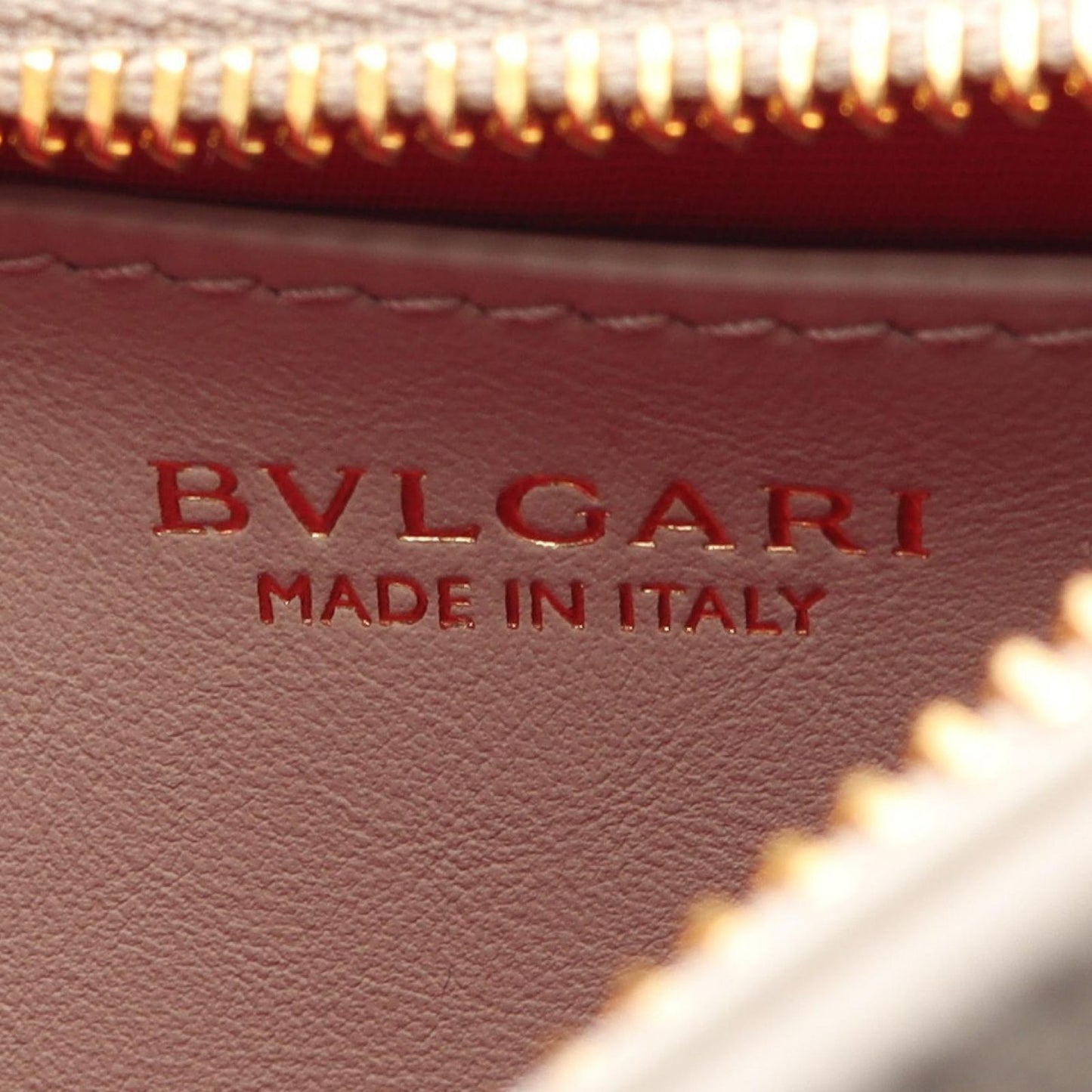 Bvlgari Shoulder Bag Serpenti Ellipse Small 2-Way Light Gray Leather — view 4