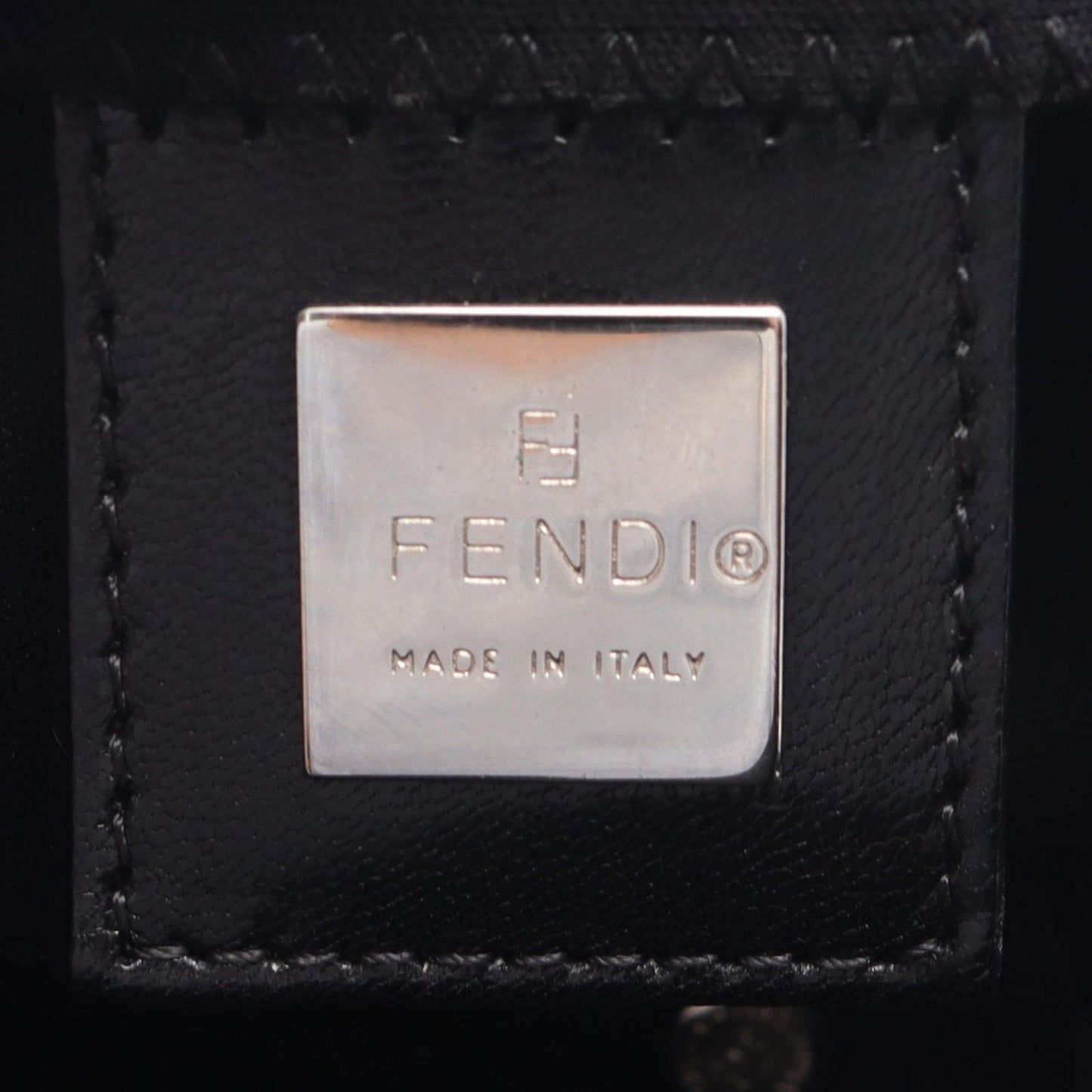 Fendi Shoulder Bag Mamma Bucket Black Leather — view 4