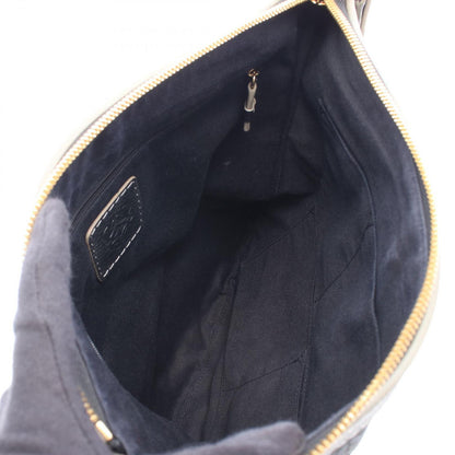 Loewe Shoulder Bag New Road Line Black Navy Canvas Leather — view 3