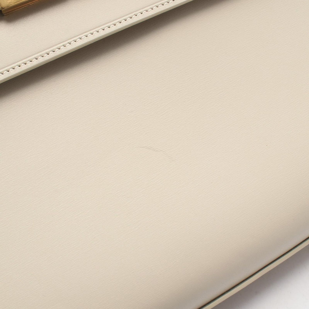 Saint Laurent Paris Shoulder Bag Manhattan Ivory Leather Regular — view 5