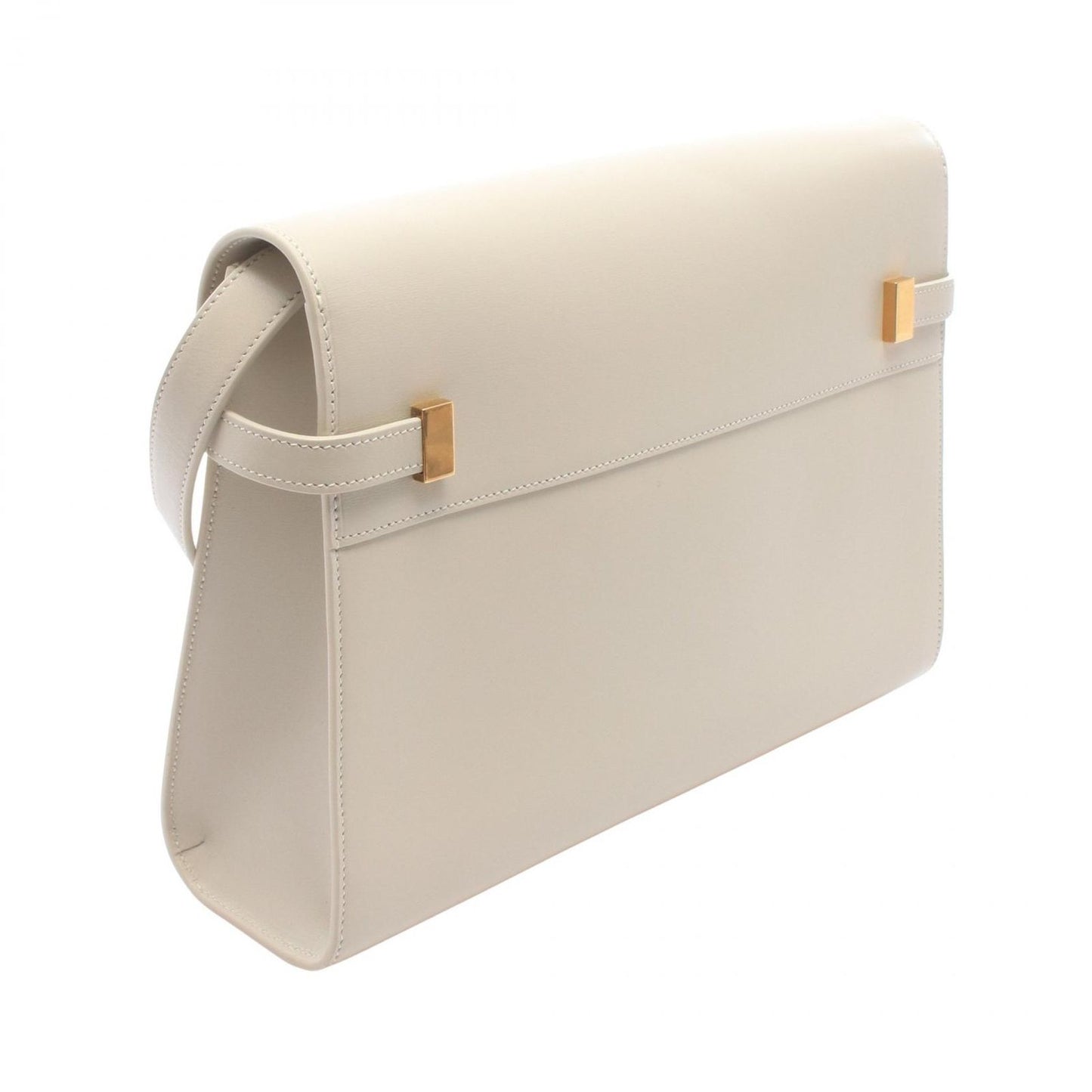 Saint Laurent Paris Shoulder Bag Manhattan Ivory Leather Regular — view 2