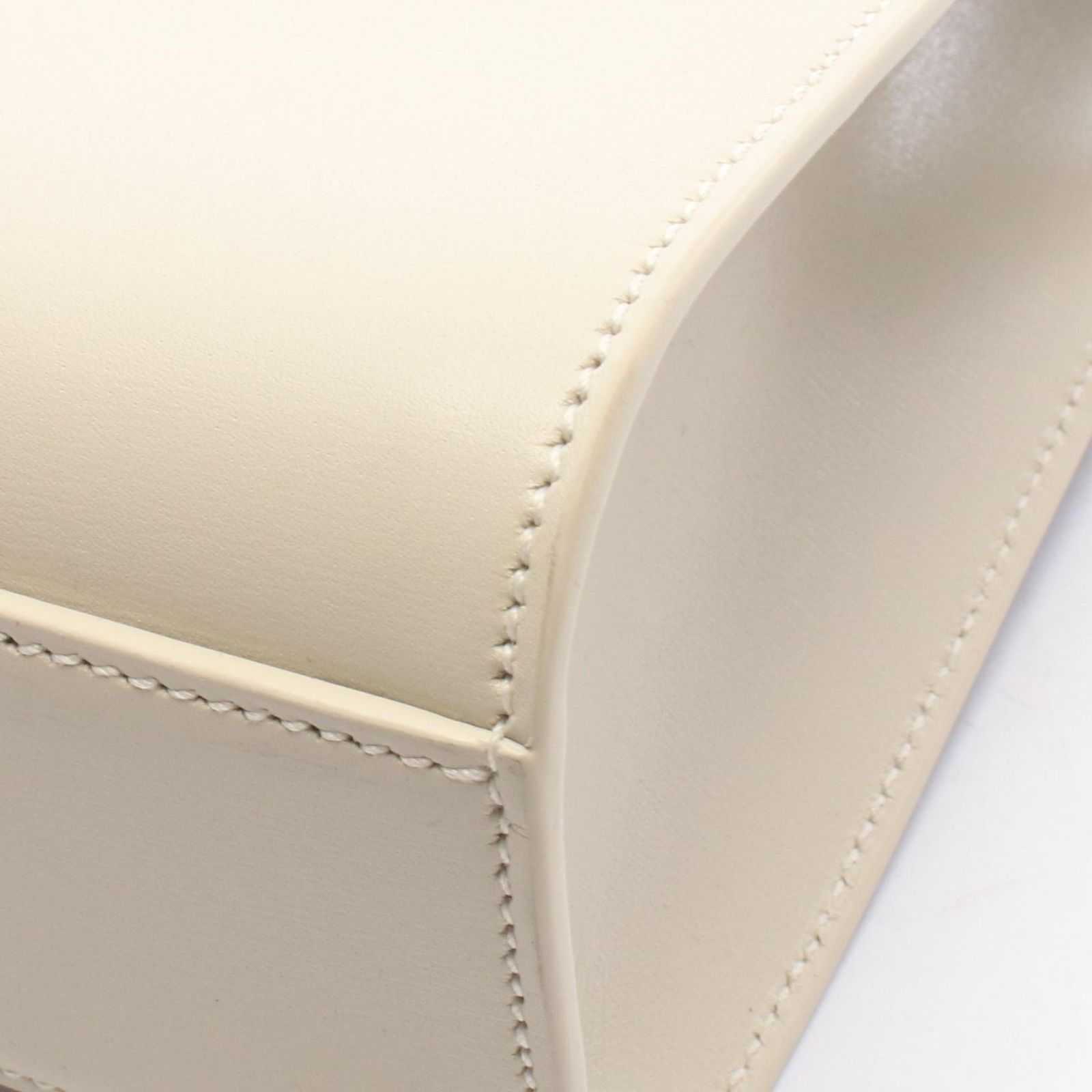 Saint Laurent Paris Shoulder Bag Manhattan Ivory Leather Regular — view 6