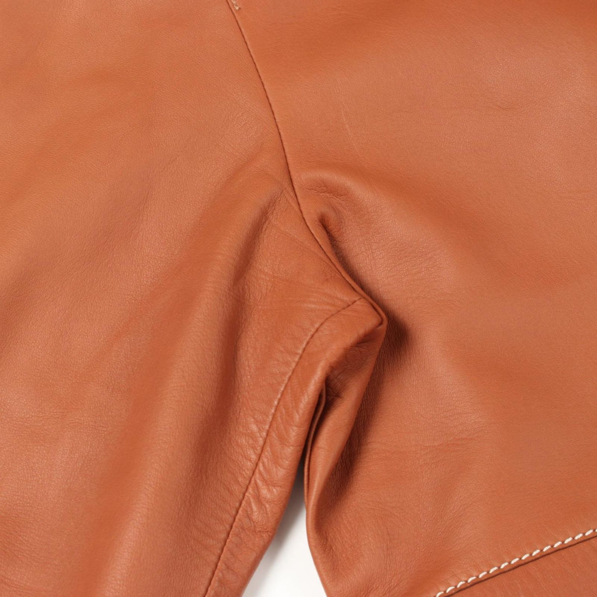 Loewe Leather Jacket Brown — view 7