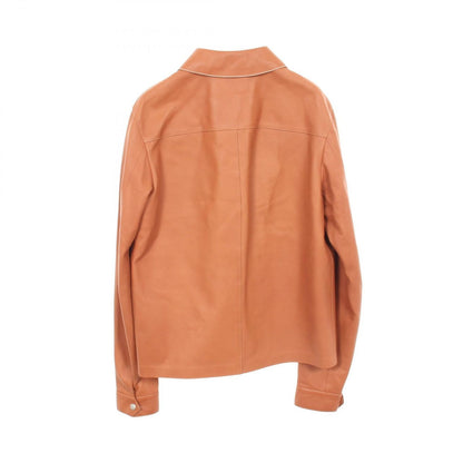 Loewe Leather Jacket Brown — view 2