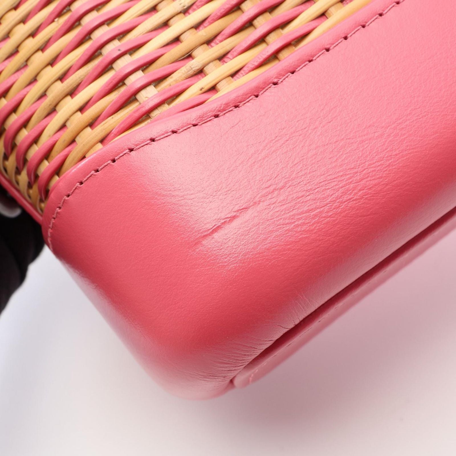 Chanel Shoulder Bag Gabriel de Small Hobo Pink Natural Leather Chain — view 6