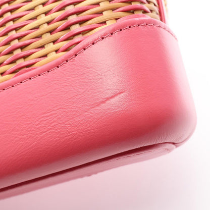 Chanel Shoulder Bag Gabriel de Small Hobo Pink Natural Leather Chain — view 7