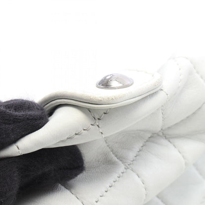 Chanel Shoulder Bag Quilted Off White Lambskin — view 7