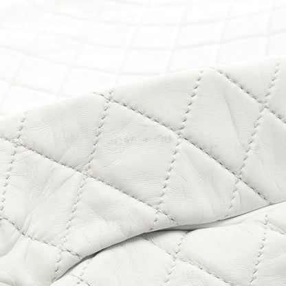 Chanel Shoulder Bag Quilted Off White Lambskin — view 6
