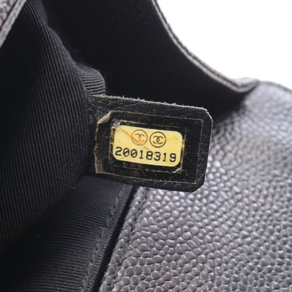 Chanel Shoulder Bag Boy Black Caviar Leather Boy Chain — view 5