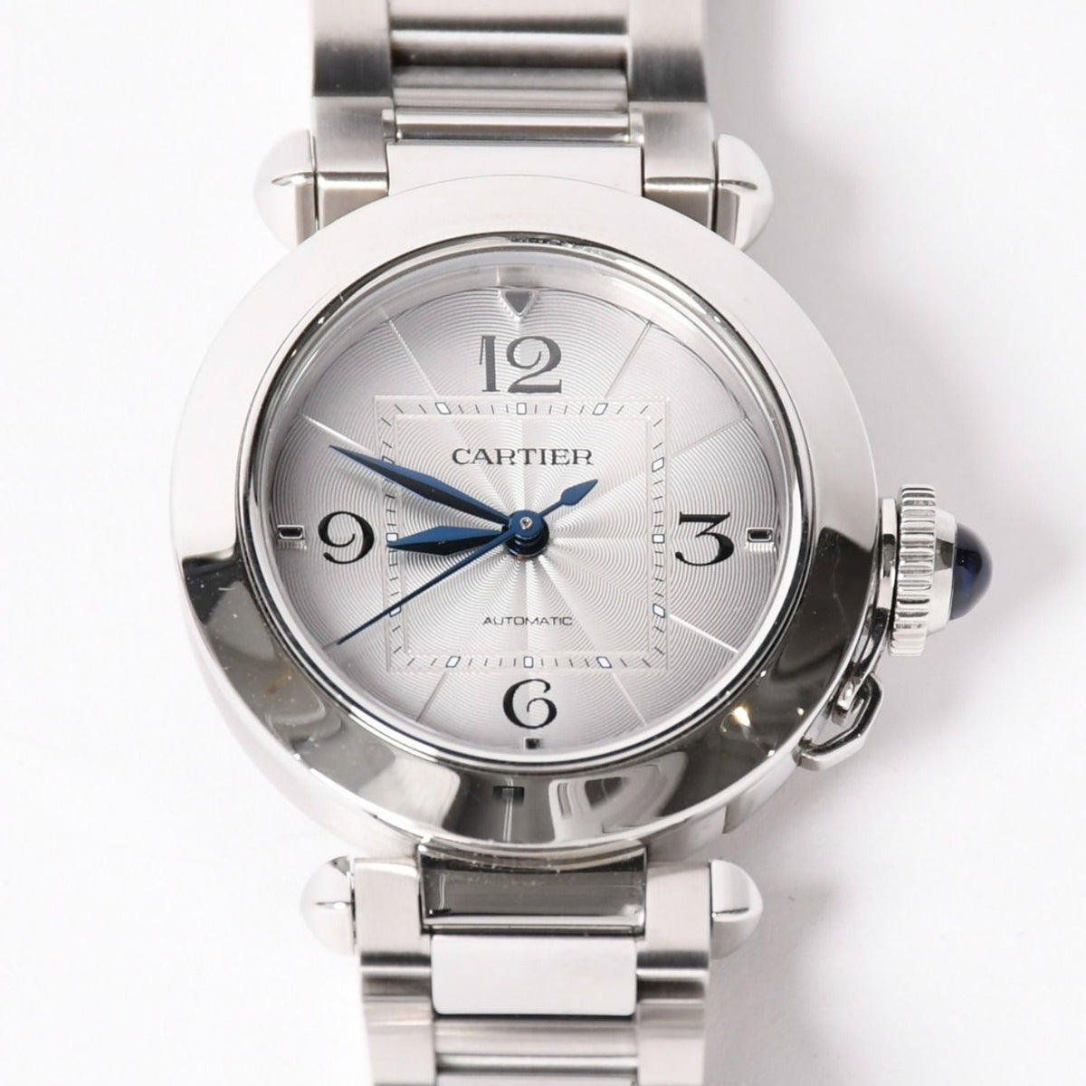 Cartier Pasha de Cartier Watch Silver Automatic Dial — view 2