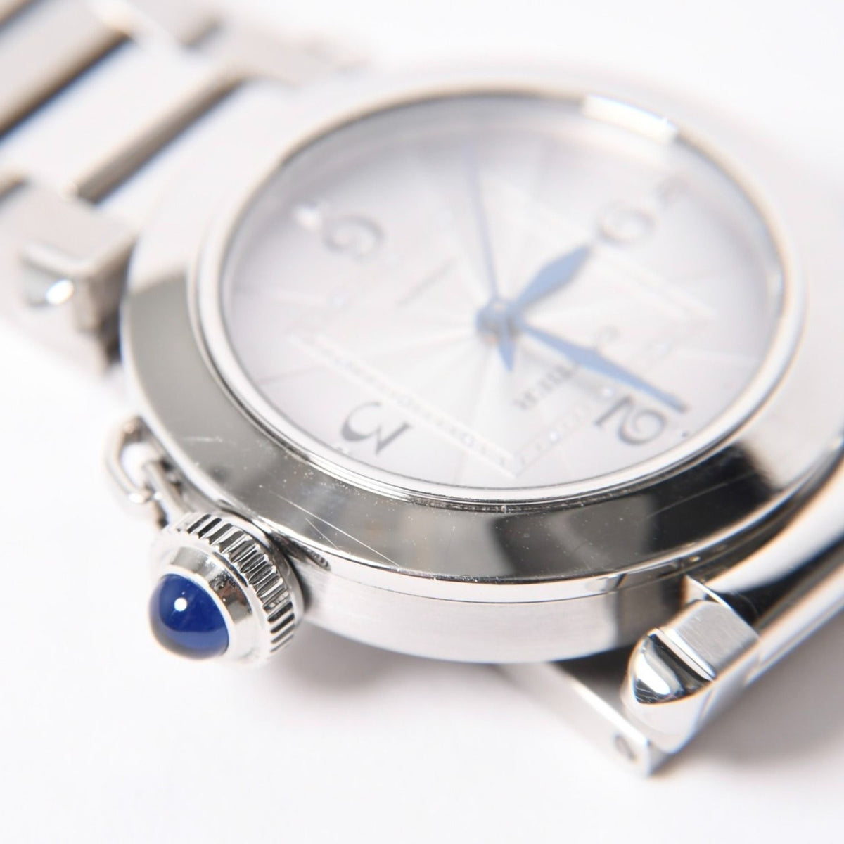 Cartier Pasha de Cartier Watch Silver Automatic Dial — view 6