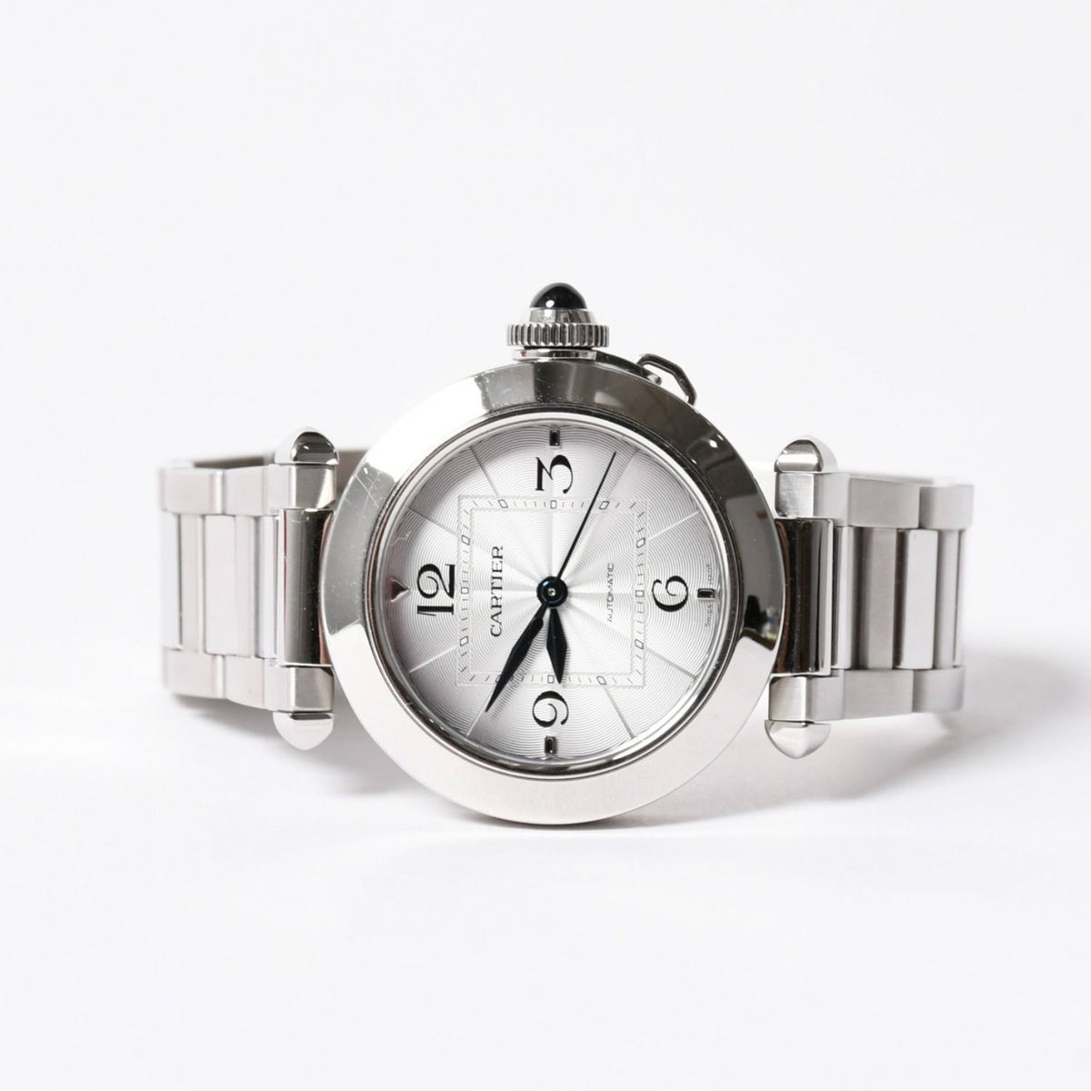Cartier Pasha de Cartier Watch Silver Automatic Dial — view 3