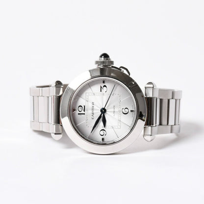 Cartier Pasha de Cartier Watch Silver Automatic Dial — view 3