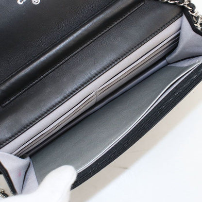 Chanel Camellia Chain Wallet Lambski Shoulder Bag — view 3