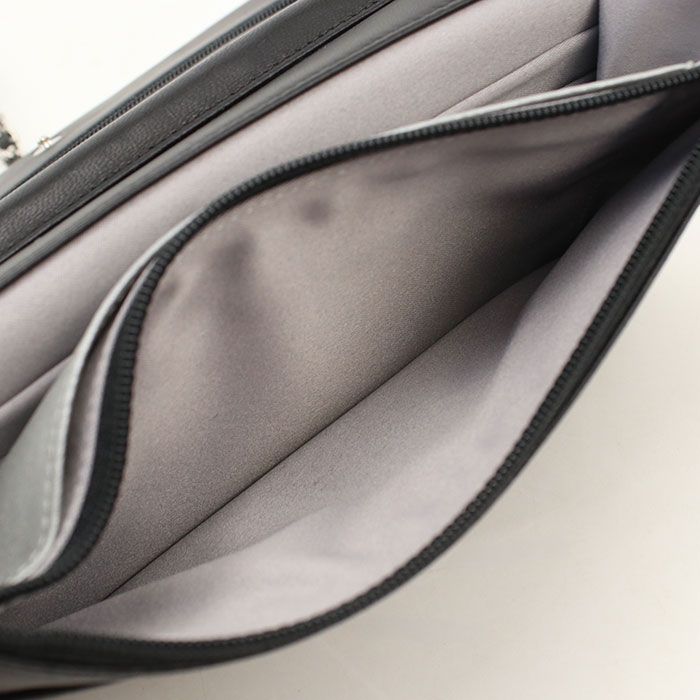 Chanel Camellia Chain Wallet Lambski Shoulder Bag — view 5