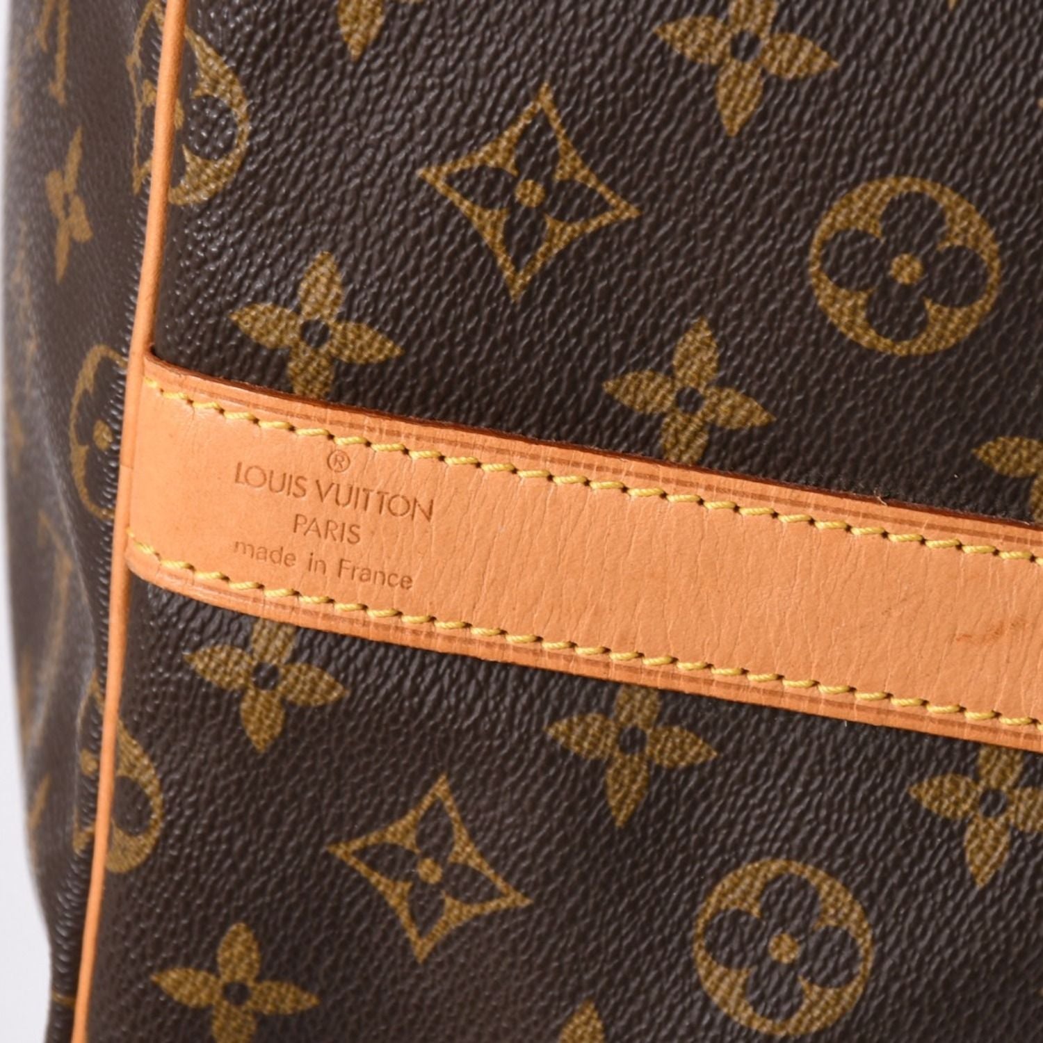 Louis Vuitton Monogram Keepall Bandouliere 55 2-Way Boston Bag Brown Canvas — view 8