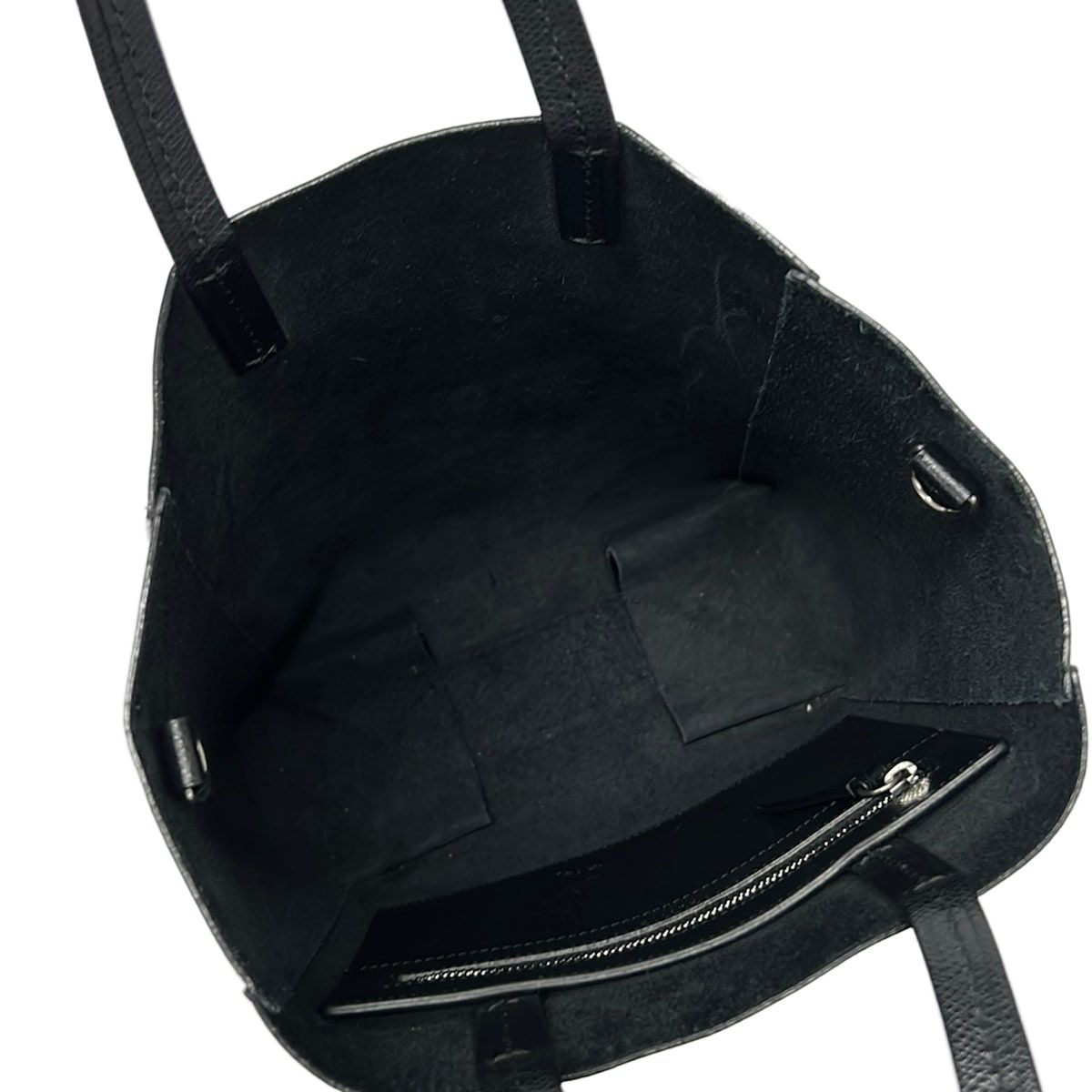 Celine Tote Bag Vertical Cabas Mall Black Leather — view 7
