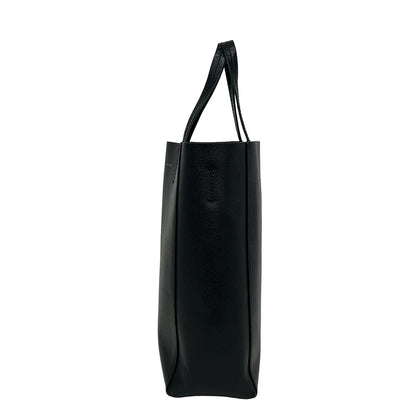 Celine Tote Bag Vertical Cabas Mall Black Leather — view 2
