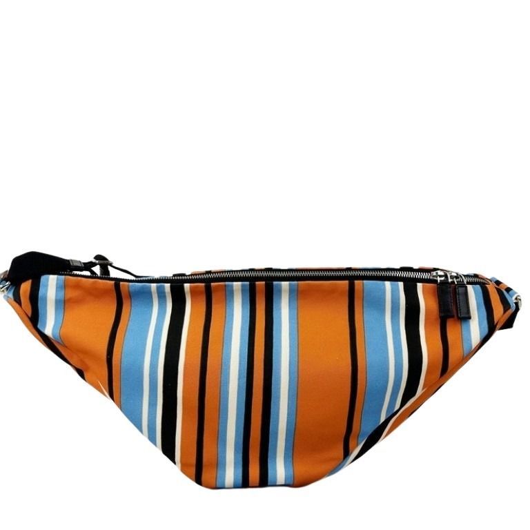 Prada Shoulder Bag Triangle Bag Multicolor Canvas White — view 2