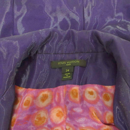 Louis Vuitton Jacket Blazer Short Sleeve Bijou Button Short Length Cropped Silk — view 5
