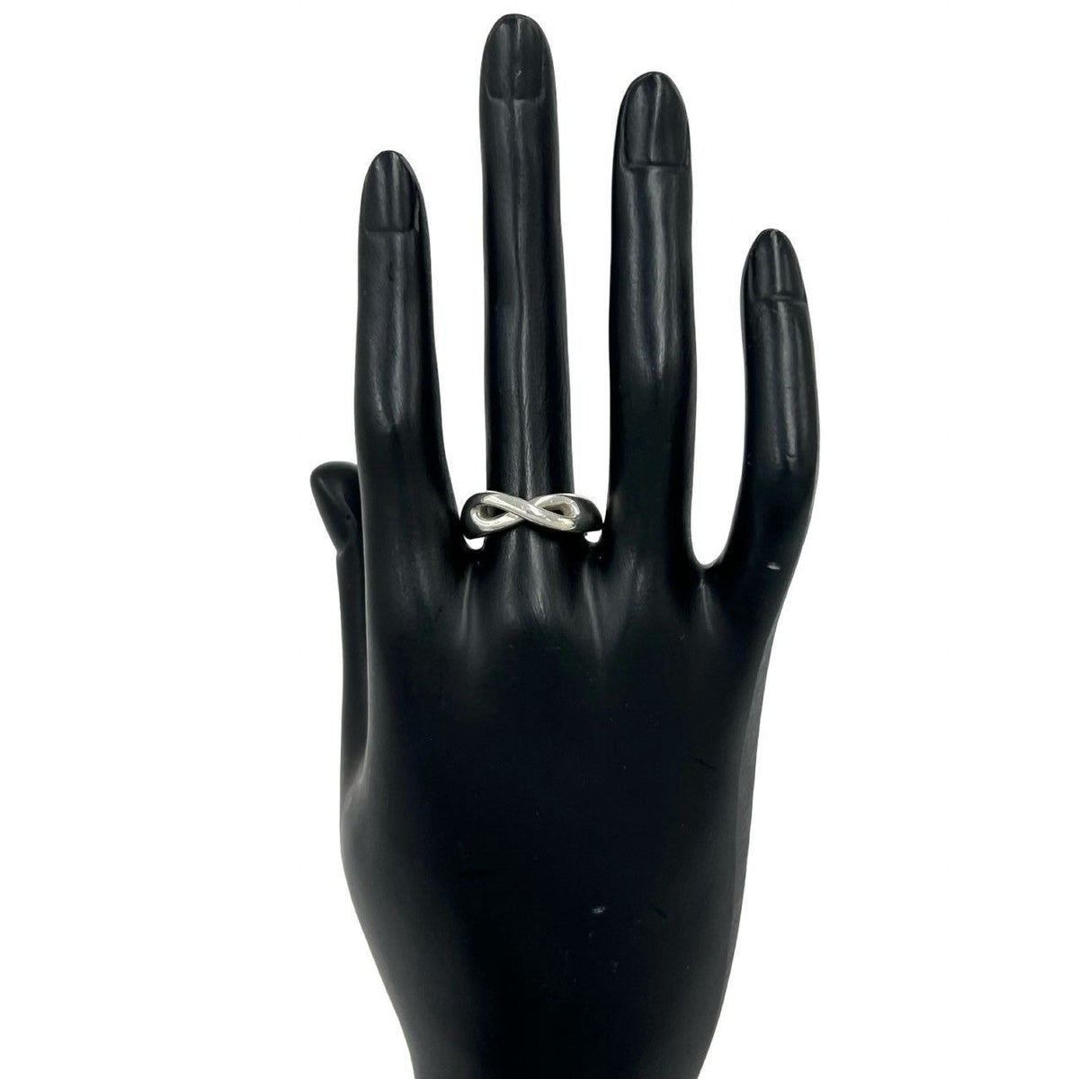 Tiffany & Co Vintage Infinity Ring 925 Sterling Silver — view 2