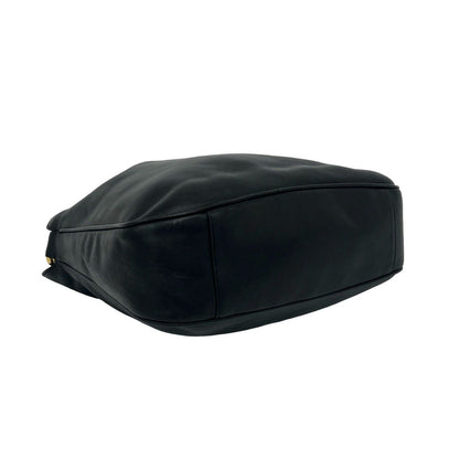 Gucci Vintage Bamboo Leather 2-Way Shoulder Bag Black — view 7
