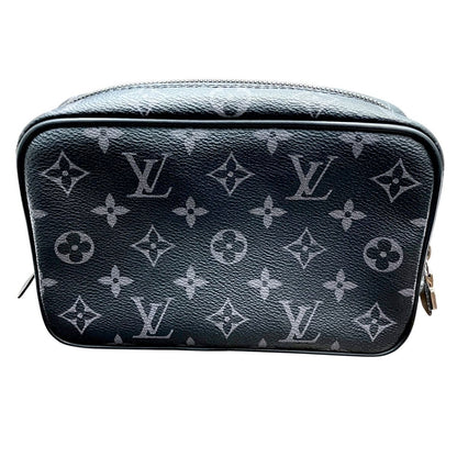 Louis Vuitton Trousse PM Monogram Eclipse Pochette Canvas Handbag — view 2