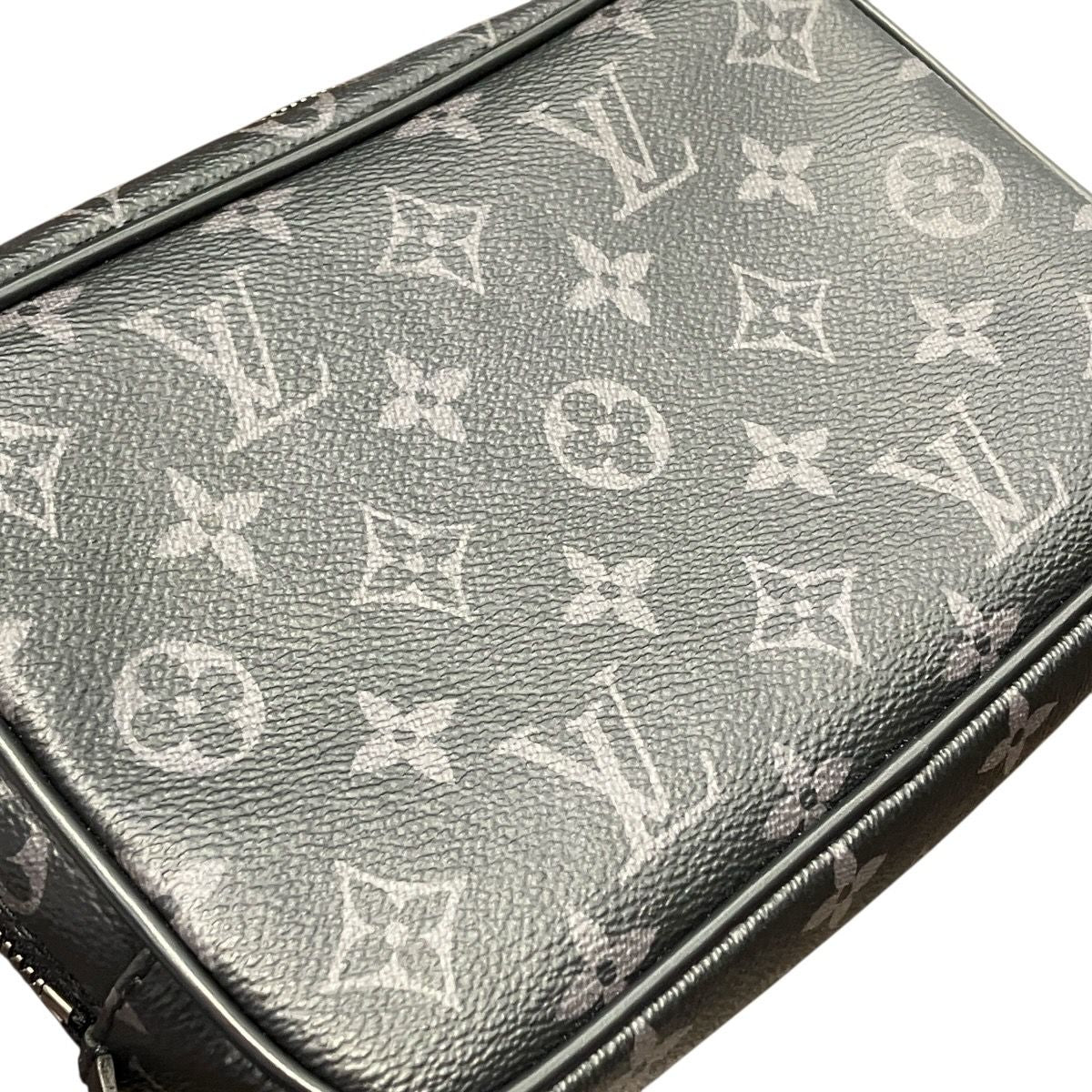 Louis Vuitton Trousse PM Monogram Eclipse Pochette Canvas Handbag — view 7