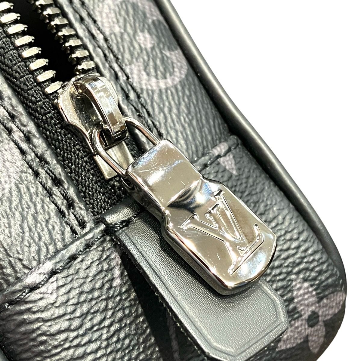 Louis Vuitton Trousse PM Monogram Eclipse Pochette Canvas Handbag — view 6