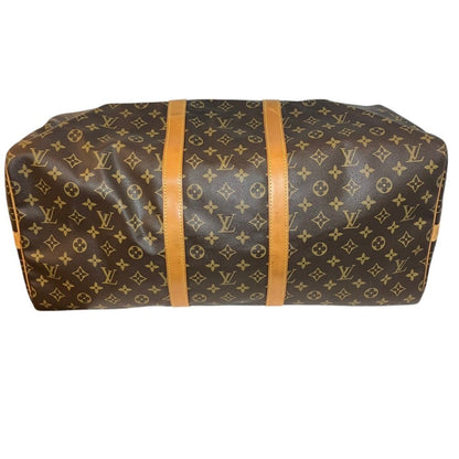 Louis Vuitton Keepall 55 Bandouliere Monogram Boston Bag Canvas — view 3