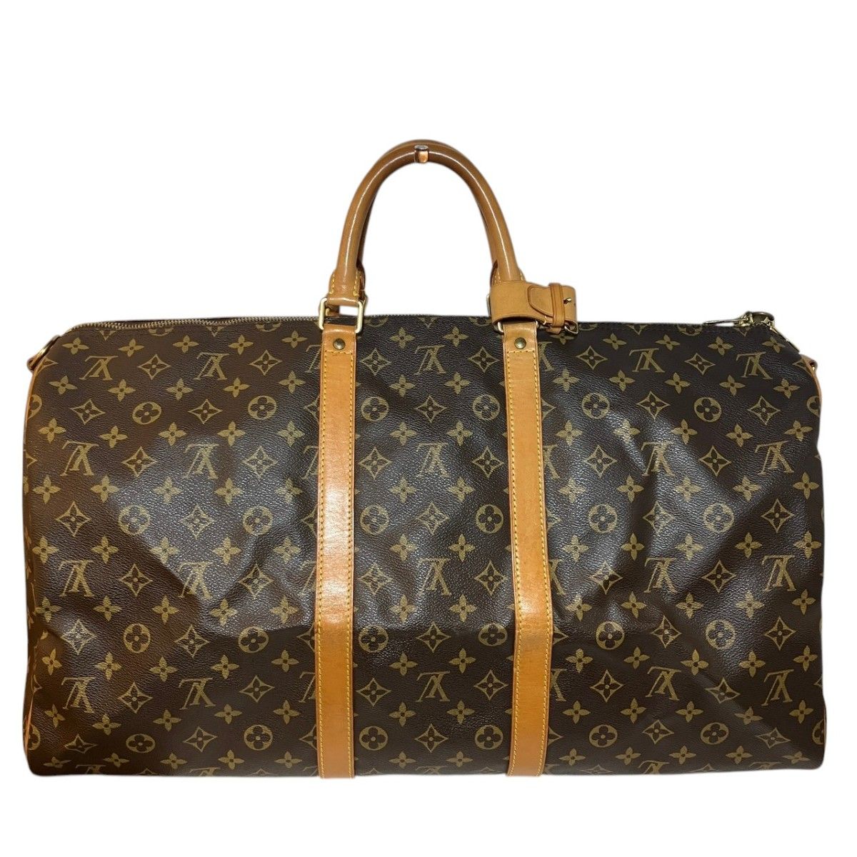Louis Vuitton Keepall 55 Bandouliere Monogram Boston Bag Canvas — view 2