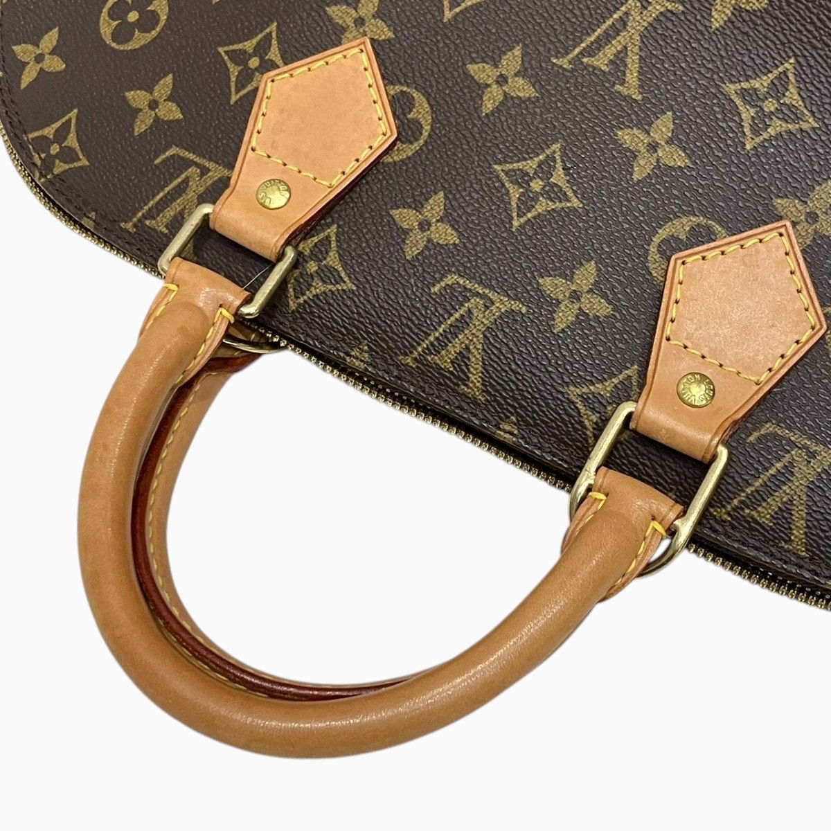 Louis Vuitton Alma Monogram Handbag Canvas — view 6