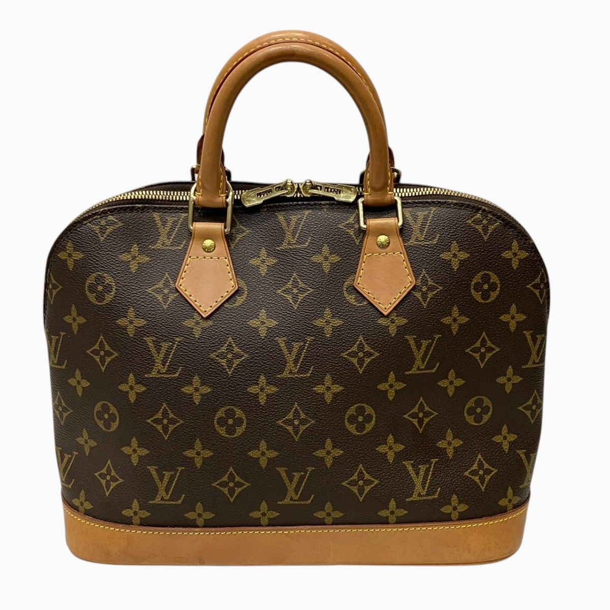 Louis Vuitton Alma Monogram Handbag Canvas