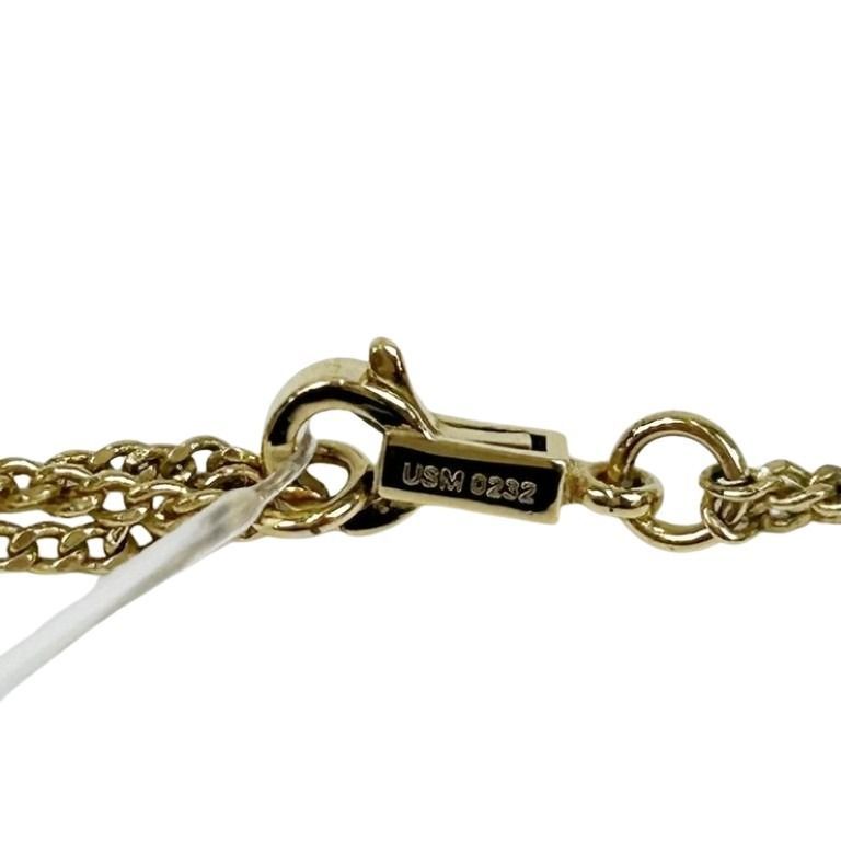 Celine Necklace Triomphe Gold Metal — view 5