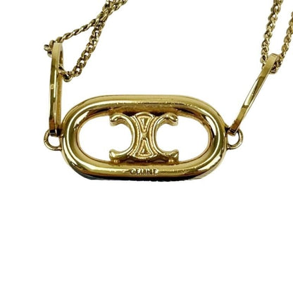 Celine Necklace Triomphe Gold Metal — view 2
