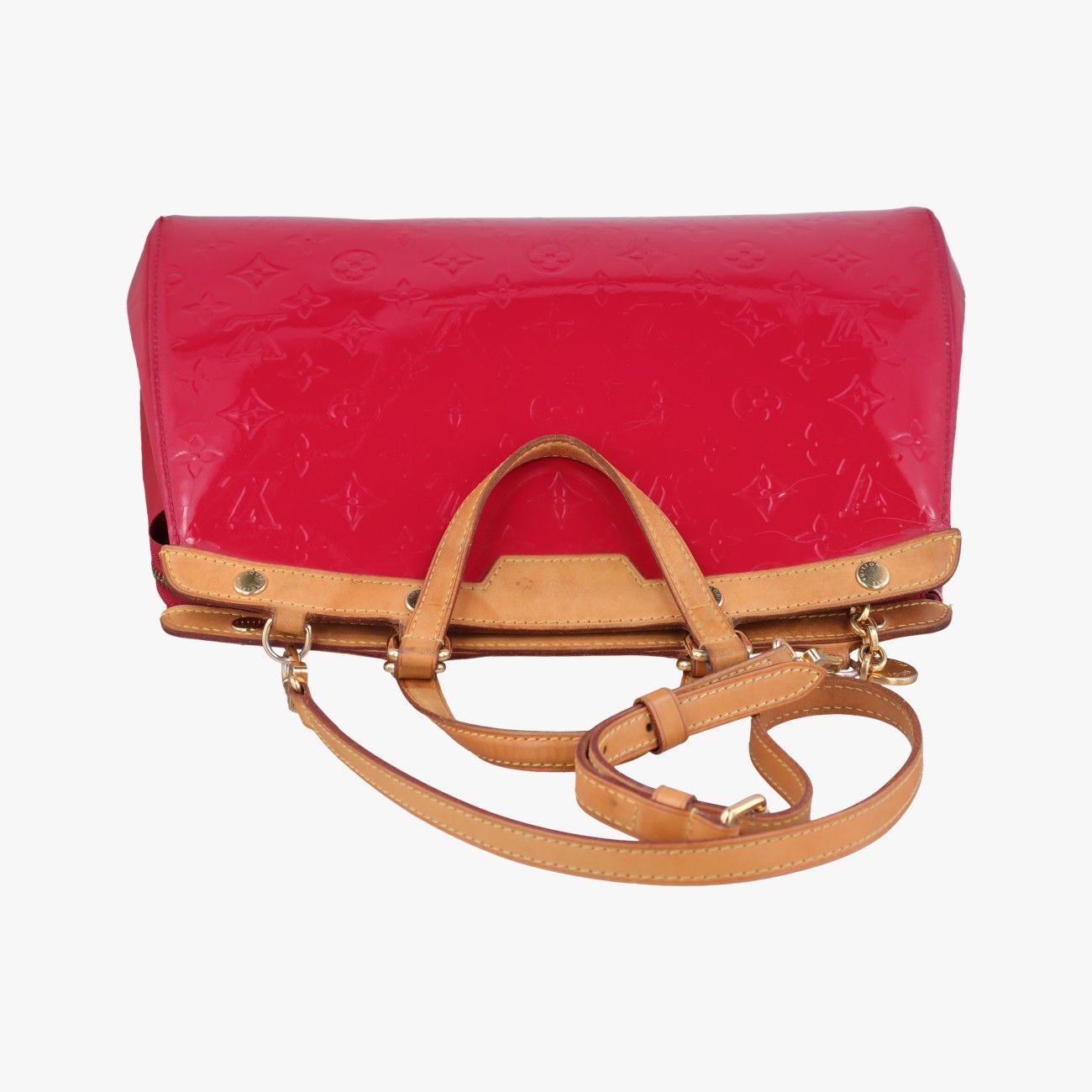 Louis Vuitton Blair MM Rose Indien Vernis Shoulder Bag — view 8