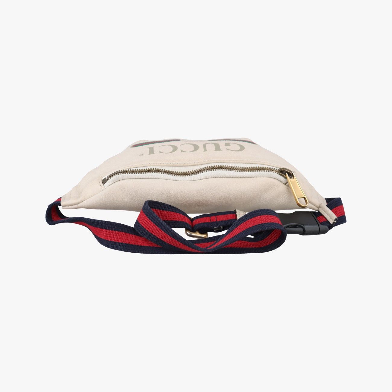 Gucci Print White Leather Handbag — view 8