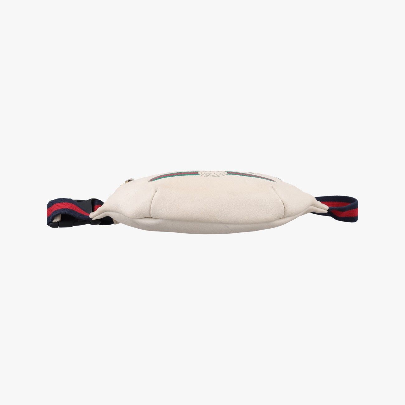 Gucci Print White Leather Handbag — view 3