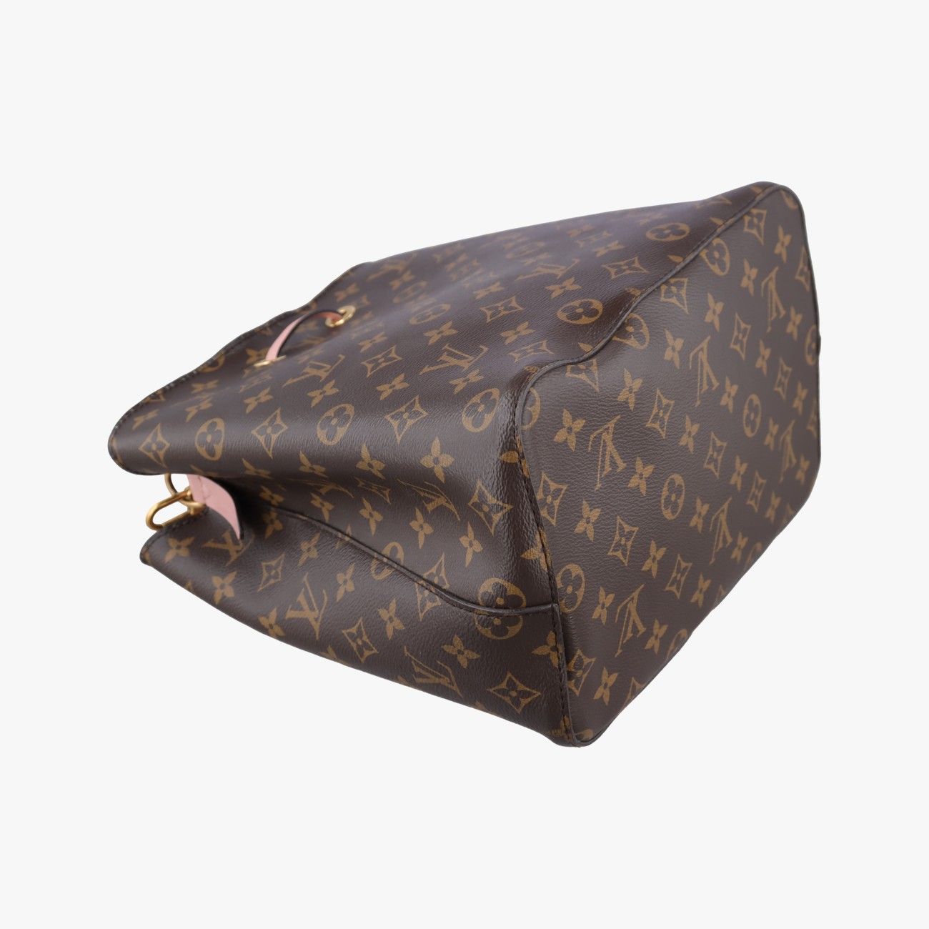 Louis Vuitton Neo Noe Brown Rose Poodle Monogram Canvas Bucket Bag — view 7