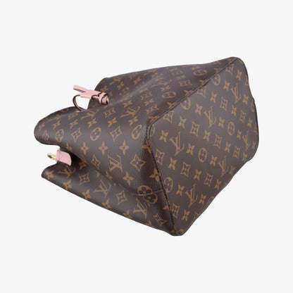 Louis Vuitton Neo Noe Brown Rose Poodle Monogram Canvas Bucket Bag — view 5