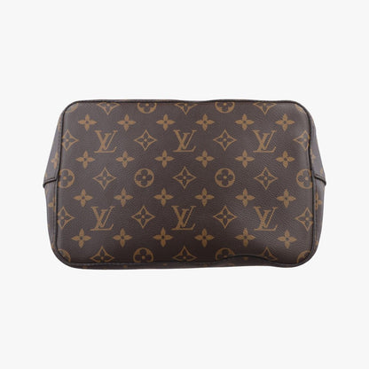 Louis Vuitton Neo Noe Brown Rose Poodle Monogram Canvas Bucket Bag — view 3