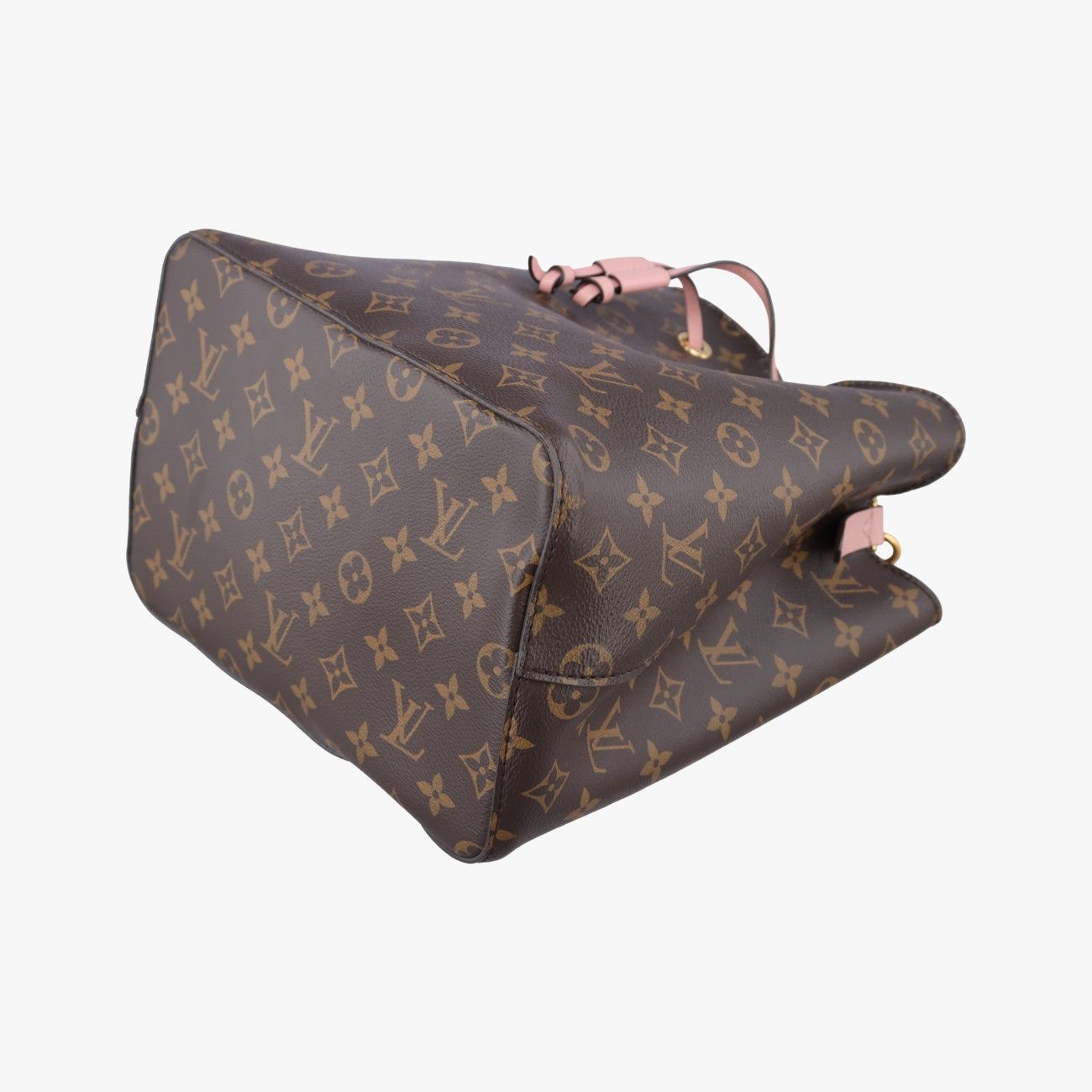 Louis Vuitton Neo Noe Brown Rose Poodle Monogram Canvas Bucket Bag — view 4