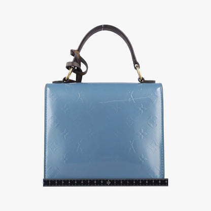 Louis Vuitton Spring Street PM Blue Brown White Vernis Monogram Epi Shoulder Bag — view 2