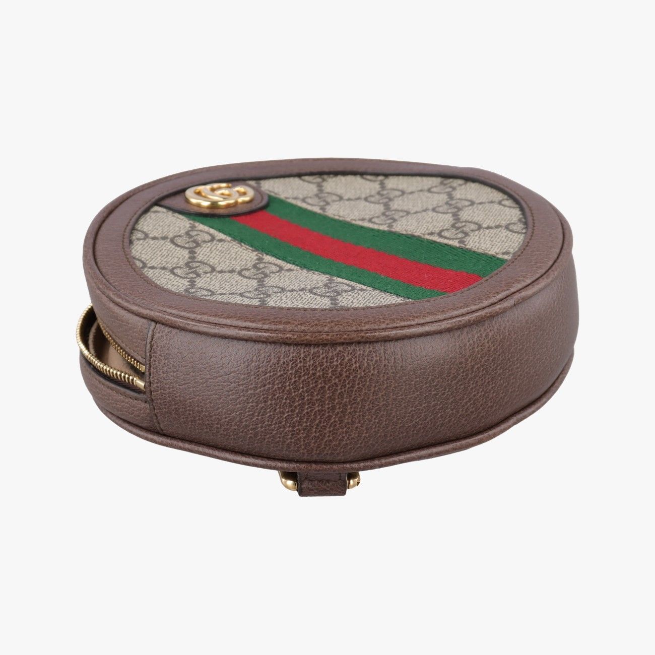 Gucci Ophidia Brown Beige Multi Canvas Leather Backpack — view 5