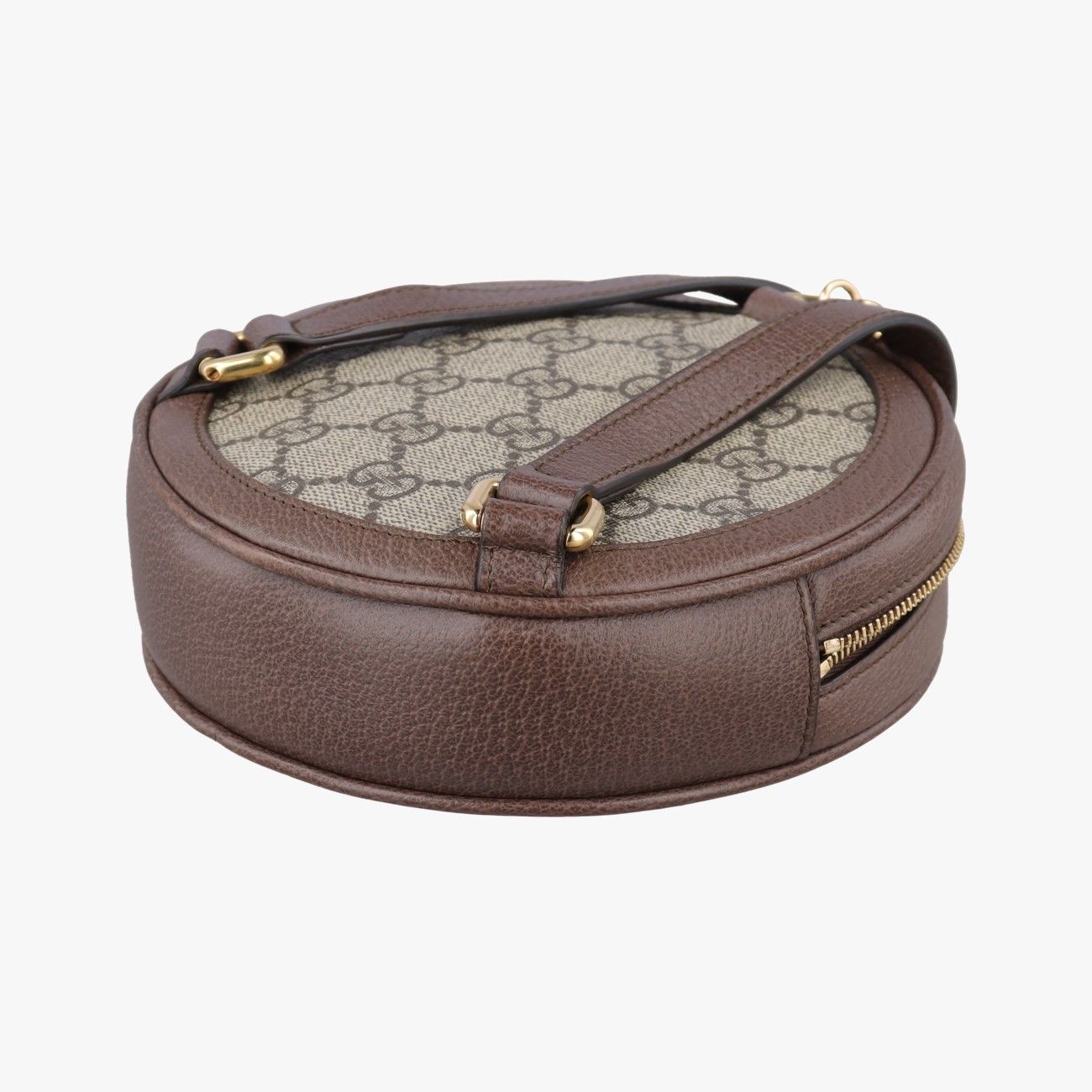 Gucci Ophidia Brown Beige Multi Canvas Leather Backpack — view 6