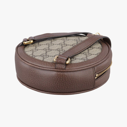 Gucci Ophidia Brown Beige Multi Canvas Leather Backpack — view 6