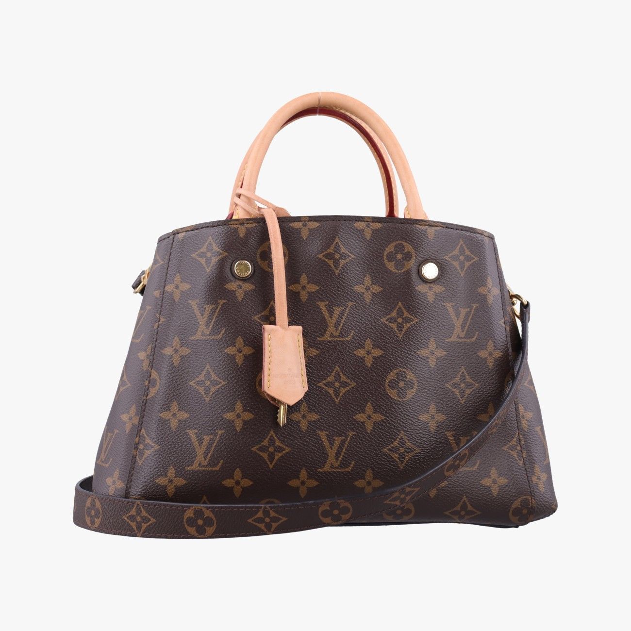 Louis Vuitton Montaigne MM Monogram Brown Canvas Shoulder Bag