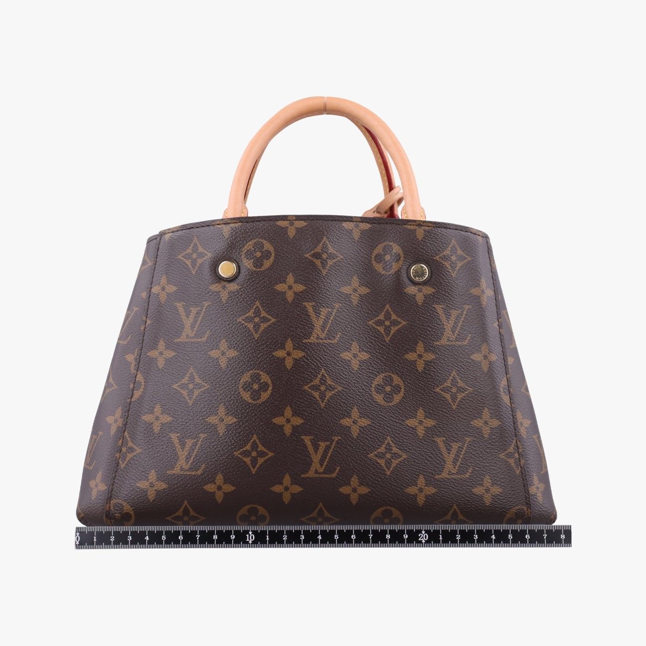 Louis Vuitton Montaigne MM Monogram Brown Canvas Shoulder Bag — view 2